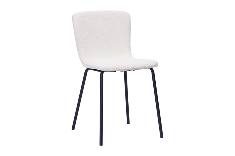 Richeto Matbord 240 cm med 8 Katy Matstolar - Rökt ek / Vit Bouclé - Products - Möbler - Bord & matgrupp - Matgrupp