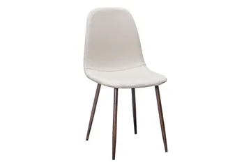 Richeto Matbord Rökt Ek 180 cm valnöt +  6 st Nibe stol beige med valnöt ben - Brun/Beige - Products - Möbler - Bord & matgrupp - Matgrupp