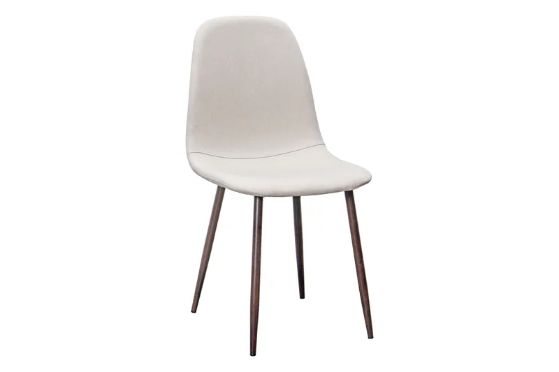 Richeto Matbord Rökt Ek 180 cm valnöt +  6 st Nibe stol beige med valnöt ben - Brun/Beige - Products - Möbler - Bord & matgrupp - Matgrupp