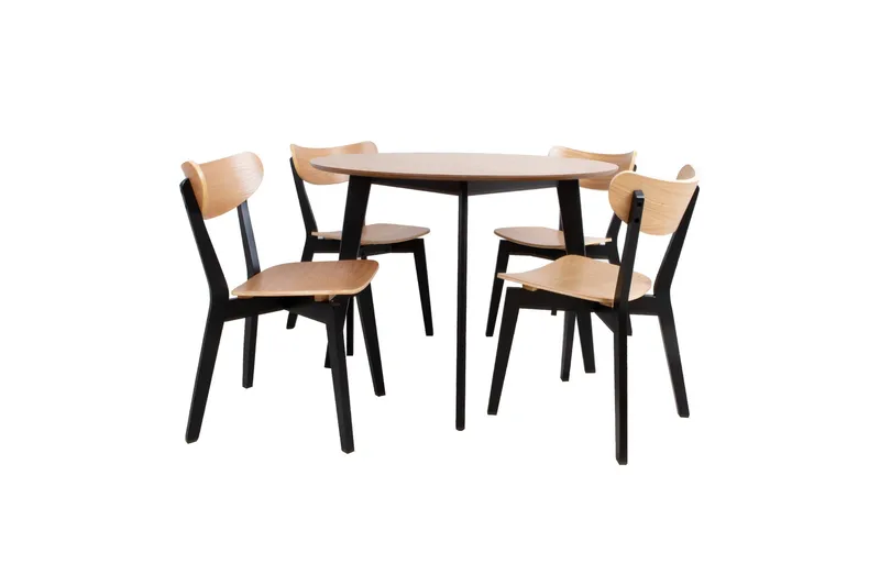 Roxby Matbord 105 cm Ek/Svart