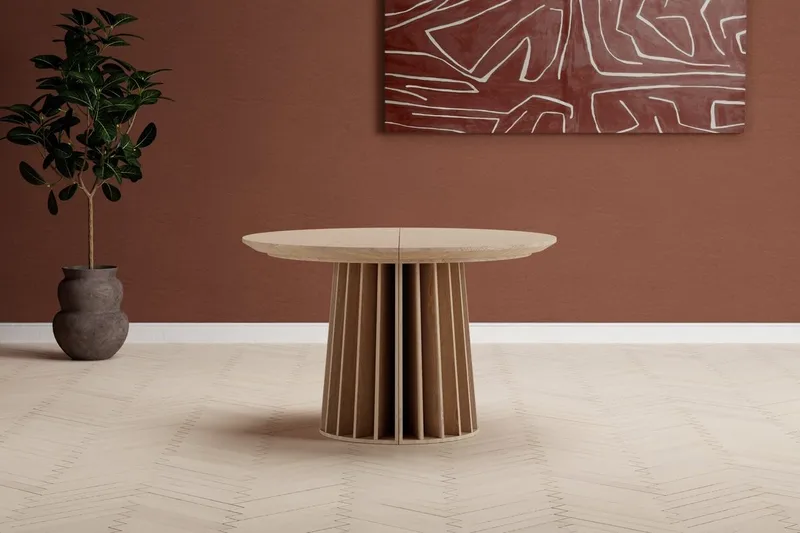 Runt matbord Dope 120 cm, Natur