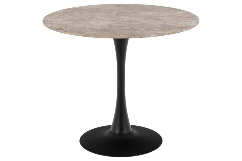 Salm Matbord 90 cm Rund, Svart