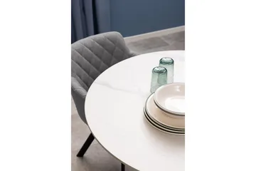 Salm Matbord 90 cm Rund - Vit - Products - Möbler - Bord & matgrupp - Matbord & köksbord