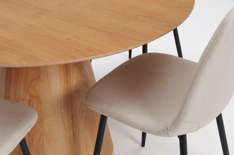 Siena Matgrupp runt 150 cm Ek med 6 Nibe Matstolar - Ek - Products - Möbler - Bord & matgrupp - Matgrupp