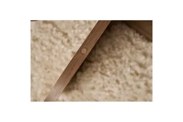 Soffbord Aeris 75 cm med Glasskiva - Valnöt / Transparent - Products - Möbler - Bord & matgrupp - Soffbord