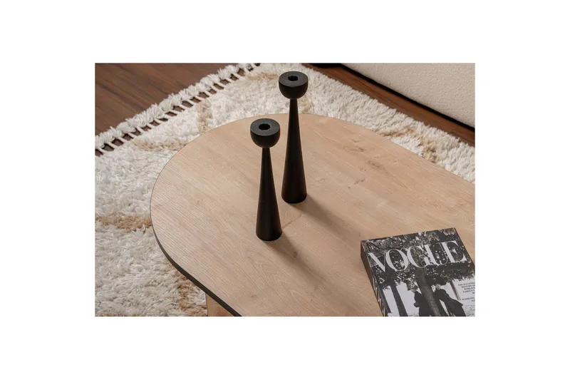 Soffbord Hasina Safirek Svart - Safirek Svart - Products - Möbler - Bord & matgrupp - Soffbord