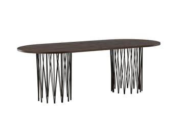 Stone Matbord 220x100x74 cm Oval - Brun - Products - Möbler - Bord & matgrupp - Matbord & köksbord