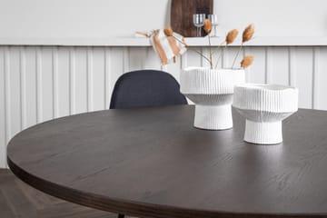 Stone Matgrupp 120 cm Rund med 4 Polar stolar - Svart - Products - Möbler - Bord & matgrupp - Matgrupp