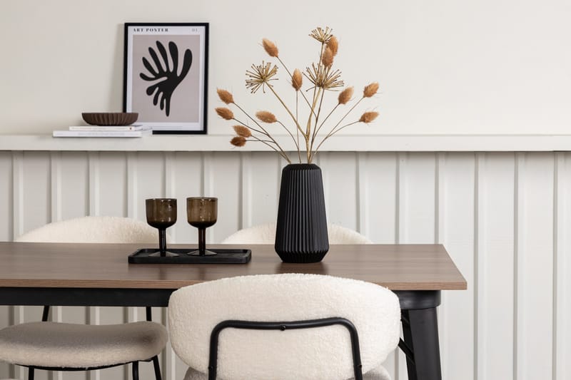 Tempe Matgrupp 140 cm Rektangulär med 4 Chico Stolar - Valnöt - Products - Möbler - Bord & matgrupp - Matgrupp