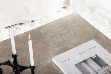 York Travertin Soffbord 80x60x40 cm - Beige / Betong - Products - Möbler - Bord & matgrupp - Soffbord