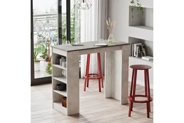 Zambasa Barbord 120 cm - Grå/Natur - Products - Möbler - Bord & matgrupp - Barbord & ståbord