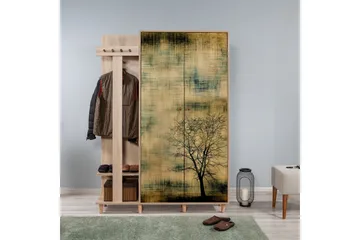 Brokind Klädförvaring 135 cm - Ek/Brun - Products - Möbler - Hallmöbler - Möbelset för hall & entre