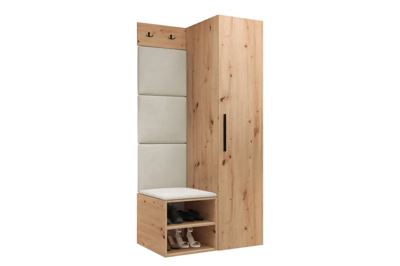 Farosa Hallmöbelset - Beige - Products - Möbler - Hallmöbler - Möbelset för hall & entre