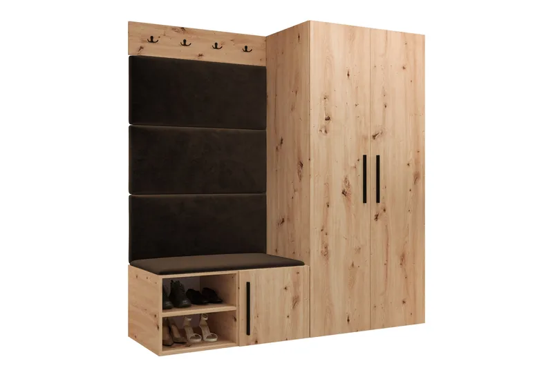 Farosa Hallmöbelset - Brun - Products - Möbler - Hallmöbler - Möbelset för hall & entre