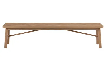 Galwa Sittbänk - Svart/Matt Ek - Products - Möbler - Hallmöbler - Hallbänk