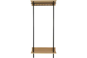 Ongayo Hallmöbelset 28x80 cm - Vit/Svart - Products - Möbler - Hallmöbler - Möbelset för hall & entre