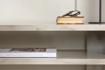 Ålesund Travertin Tv-bänk 140x40 cm - Beige - Products - Möbler - TV- & Mediamöbler - TV bänk & mediabänk