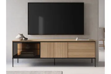 Basici Tv-bänk 197x41 cm - Grå/Grön - Products - Möbler - TV- & Mediamöbler - TV bänk & mediabänk