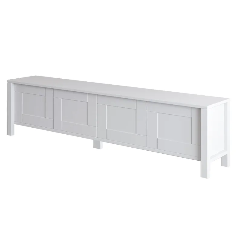 Belor TV-bänk 160x45x35 cm, Vit
