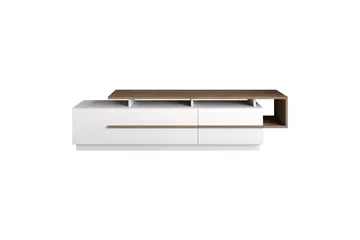Campora Tv-bänk 150 cm - Mörkbrun/Vit - Products - Möbler - TV- & Mediamöbler - TV bänk & mediabänk