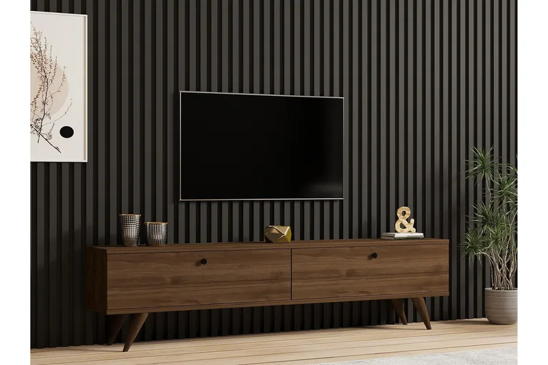 Djarhint Tv-bänk 160 cm - Valnöt - Products - Möbler - TV- & Mediamöbler - TV bänk & mediabänk