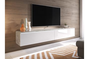 Kanak Tv-bänk 180 cm - Grå/Vit - Products - Möbler - TV- & Mediamöbler - TV bänk & mediabänk