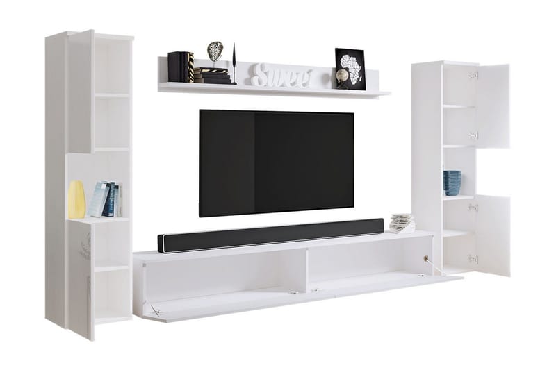 Kanehira Tv-möbelset - Natur/Vit - Products - Möbler - TV- & Mediamöbler - TV-möbelset