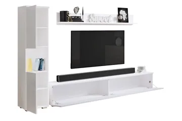 Kanehiro Tv-möbelset - Vit - Products - Möbler - TV- & Mediamöbler - TV-möbelset