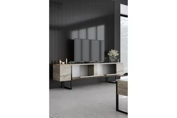 Luxe Tv-bänk 180 cm - Beige/Svart - Products - Möbler - TV- & Mediamöbler - TV bänk & mediabänk