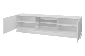 Qiu Tv-bänk 200 cm - Vit - Products - Möbler - TV- & Mediamöbler - TV bänk & mediabänk