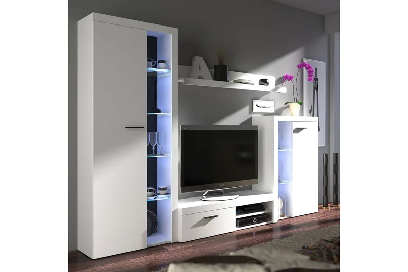 Rumba TV-möbelset - Vit - Products - Möbler - TV- & Mediamöbler - TV-möbelset