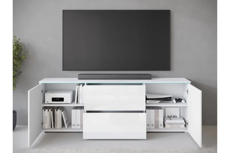 Sherie Tv-bänk 180 cm - Brun - Products - Möbler - TV- & Mediamöbler - TV bänk & mediabänk