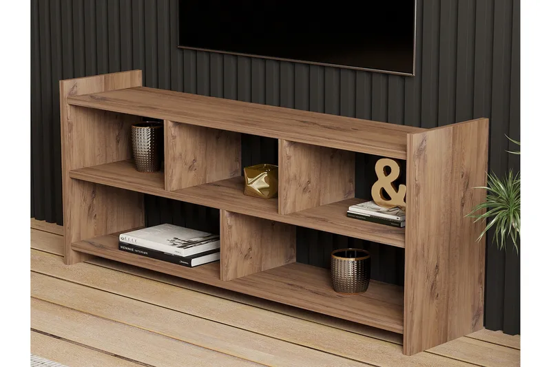 Taharoa Tv-bänk 120 cm - Brun - Products - Möbler - TV- & Mediamöbler - TV bänk & mediabänk