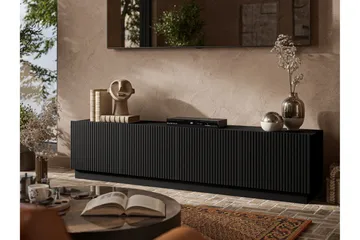 Torvalen Tv-bänk 200 cm - Svart - Products - Möbler - TV- & Mediamöbler - TV bänk & mediabänk