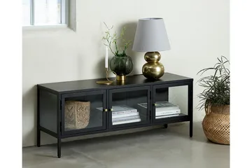 Umbri Tv-bänk 132 cm - Svart - Products - Möbler - TV- & Mediamöbler - TV bänk & mediabänk