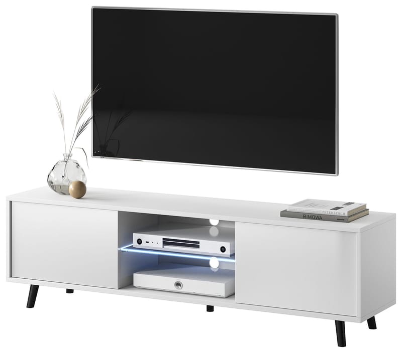 Vipan Tv-bänk 140 cm - Vit - Products - Möbler - TV- & Mediamöbler - TV bänk & mediabänk