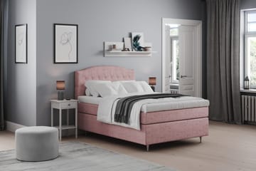 Belda Kontinentalsäng 120x200Medium - Rosa - Products - Möbler - Säng - Enkelsäng