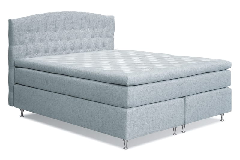 Belda Kontinentalsäng 180x200Fast/Medium - Ljusblå - Products - Möbler - Säng - Kontinentalsäng