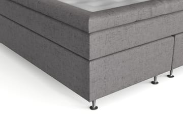 Belda Sängpaket 140x200 Fast - Grå - Products - Möbler - Säng - Kontinentalsäng