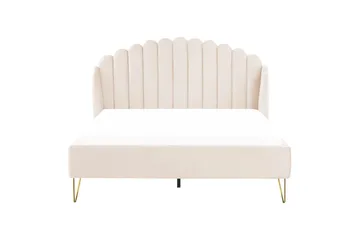 Benicio Sängram 160x200 cm - Beige/Guld - Products - Möbler - Säng - Sängram & sängstomme