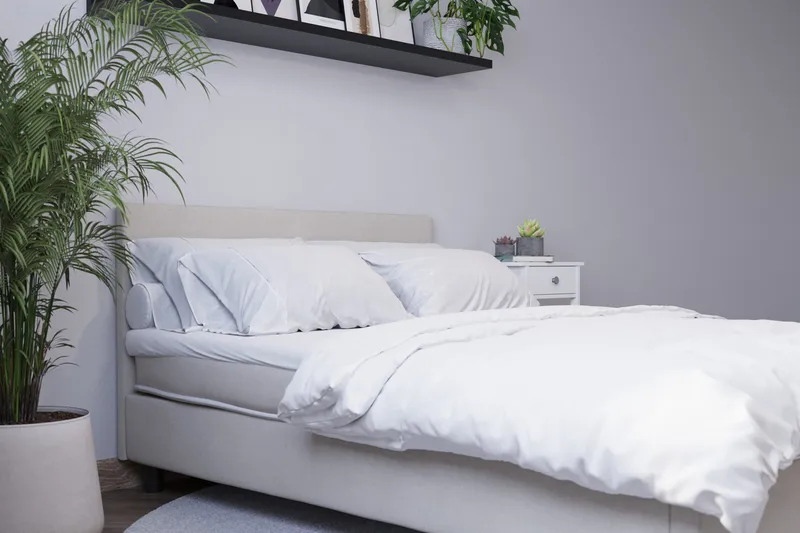 Billingen Kontinentalsäng 140x200 cm - Beige - Products - Möbler - Säng - Enkelsäng