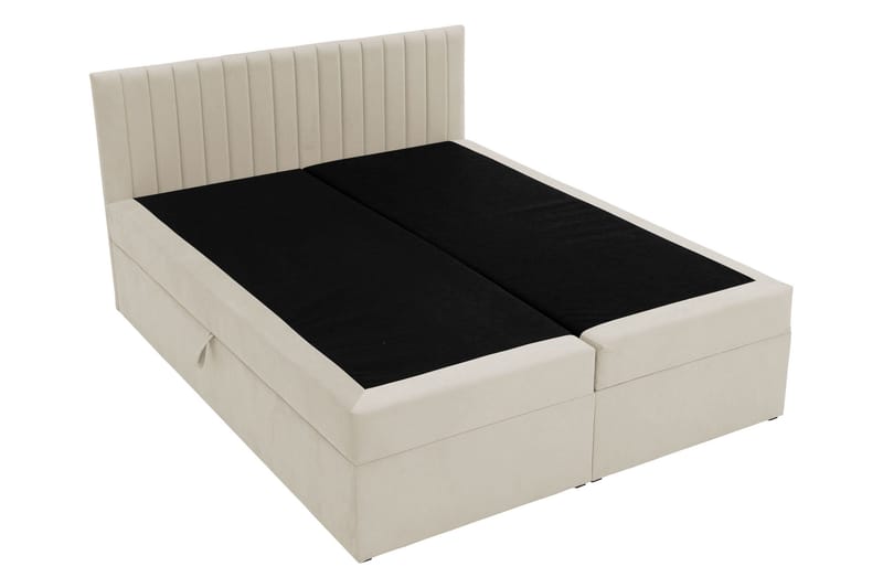 Calrosor Sängpaket Kontinentalsäng med Förvaring 180x200 cm - Beige - Products - Möbler - Säng - Komplett sängpaket