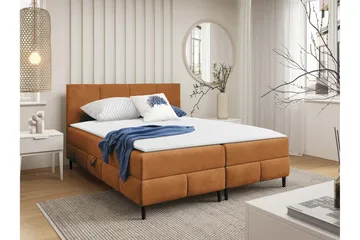 Celestine Förvaringssäng 120x200 cm, Orange