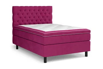 Celine Kontinentalsäng 140x200cm - Rosa/Sammet - Products - Möbler - Säng - Kontinentalsäng