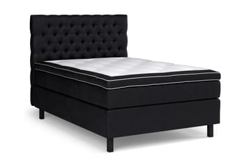 Celine Kontinentalsäng 140x200cm - Svart/Sammet - Products - Möbler - Säng - Kontinentalsäng