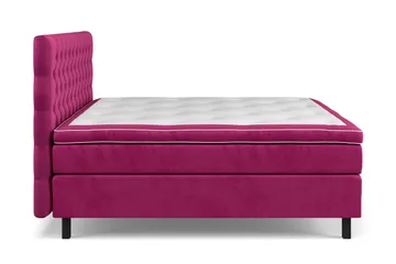 Celine Kontinentalsäng 160x200cm - Rosa/Sammet - Products - Möbler - Säng - Kontinentalsäng