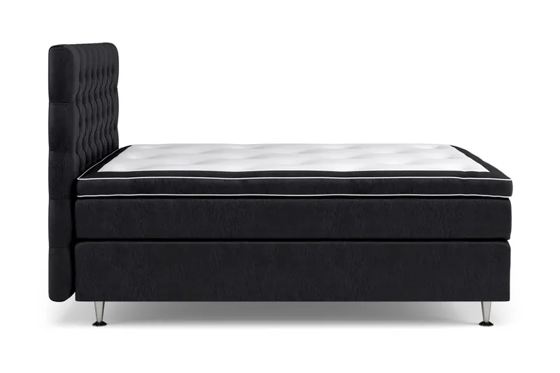 Celine Sängpaket 120x200 cm - Svart/Sammet - Products - Möbler - Säng - Kontinentalsäng