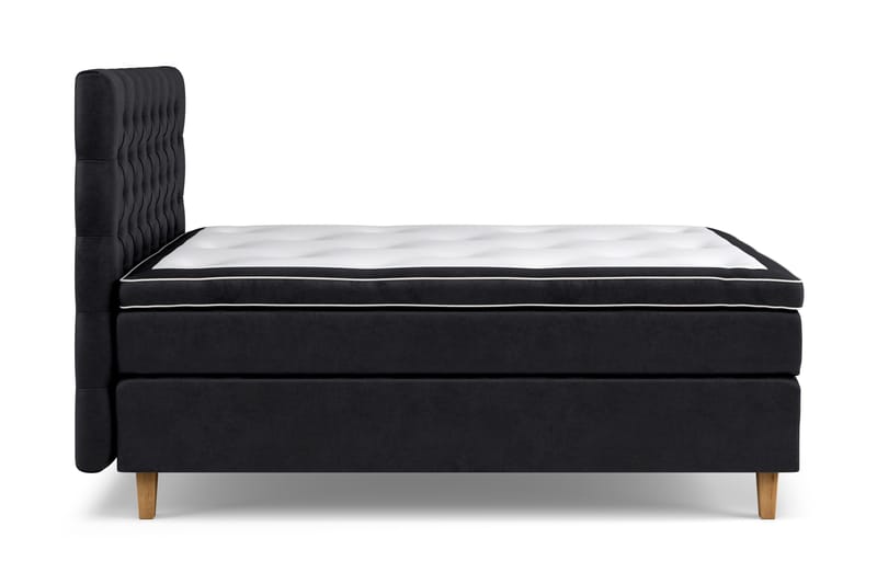 Celine Sängpaket 120x200 cm - Svart/Sammet - Products - Möbler - Säng - Kontinentalsäng