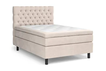 Celine Sängpaket 140x200cm - Beige/Sammet - Products - Möbler - Säng - Kontinentalsäng