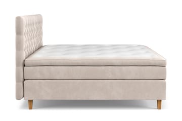 Celine Sängpaket 180x200 cm - Beige/Sammet - Products - Möbler - Säng - Kontinentalsäng
